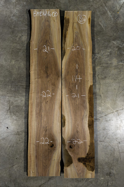Oregon Black Walnut Bookmatch BMBW-1600