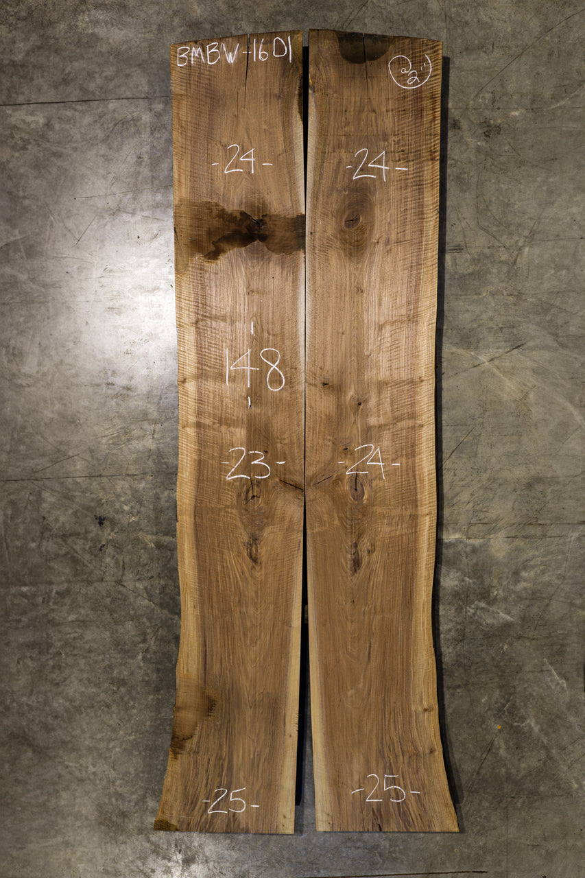 Oregon Black Walnut Bookmatch BMBW-1601