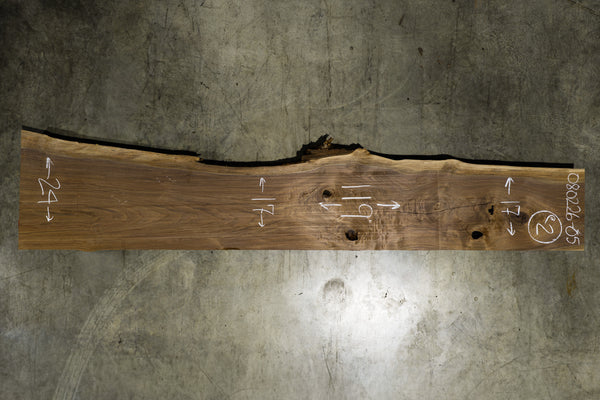 Oregon Black Walnut Slab 080226-05