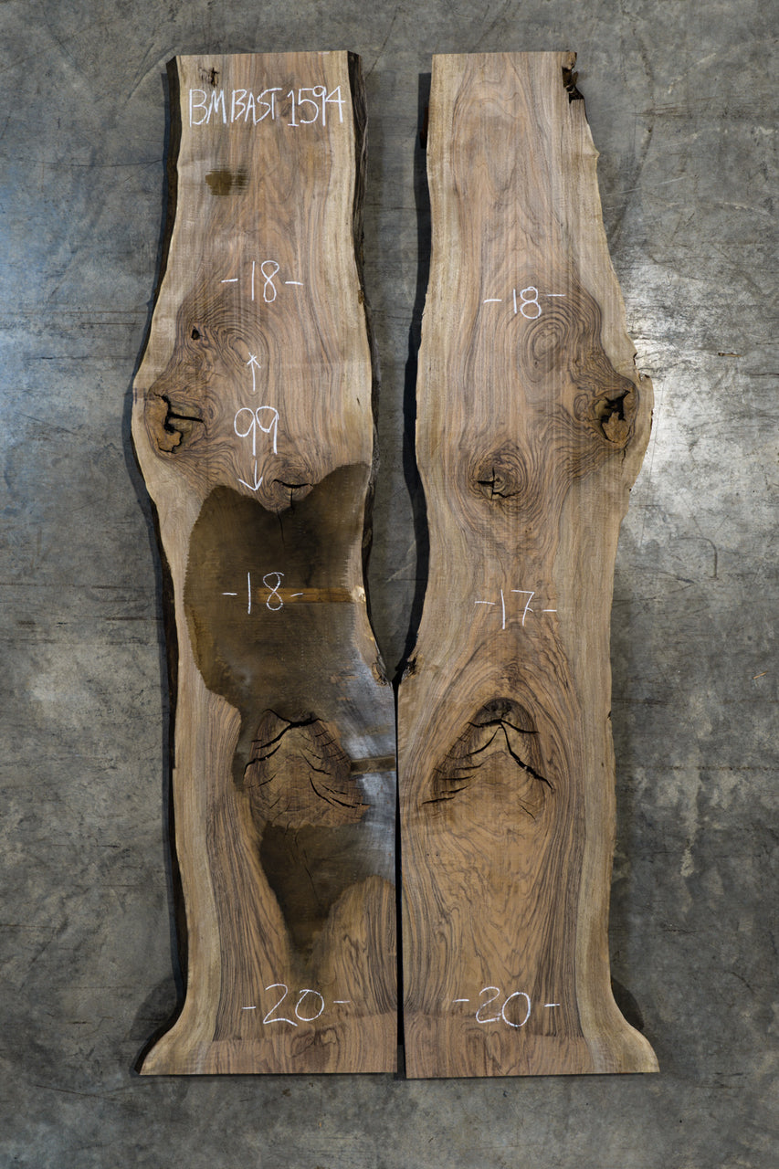 Bastogne Walnut Bookmatch BMBAST-1594