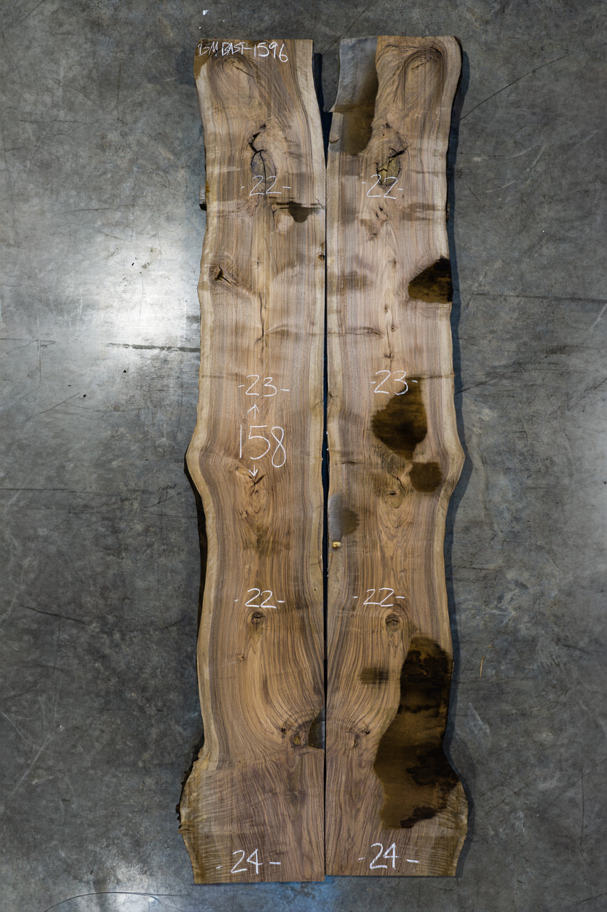 Bastogne Walnut Bookmatch BMBAST-1596