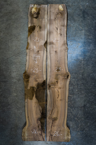 Bastogne Walnut Bookmatch BMBAST-1597