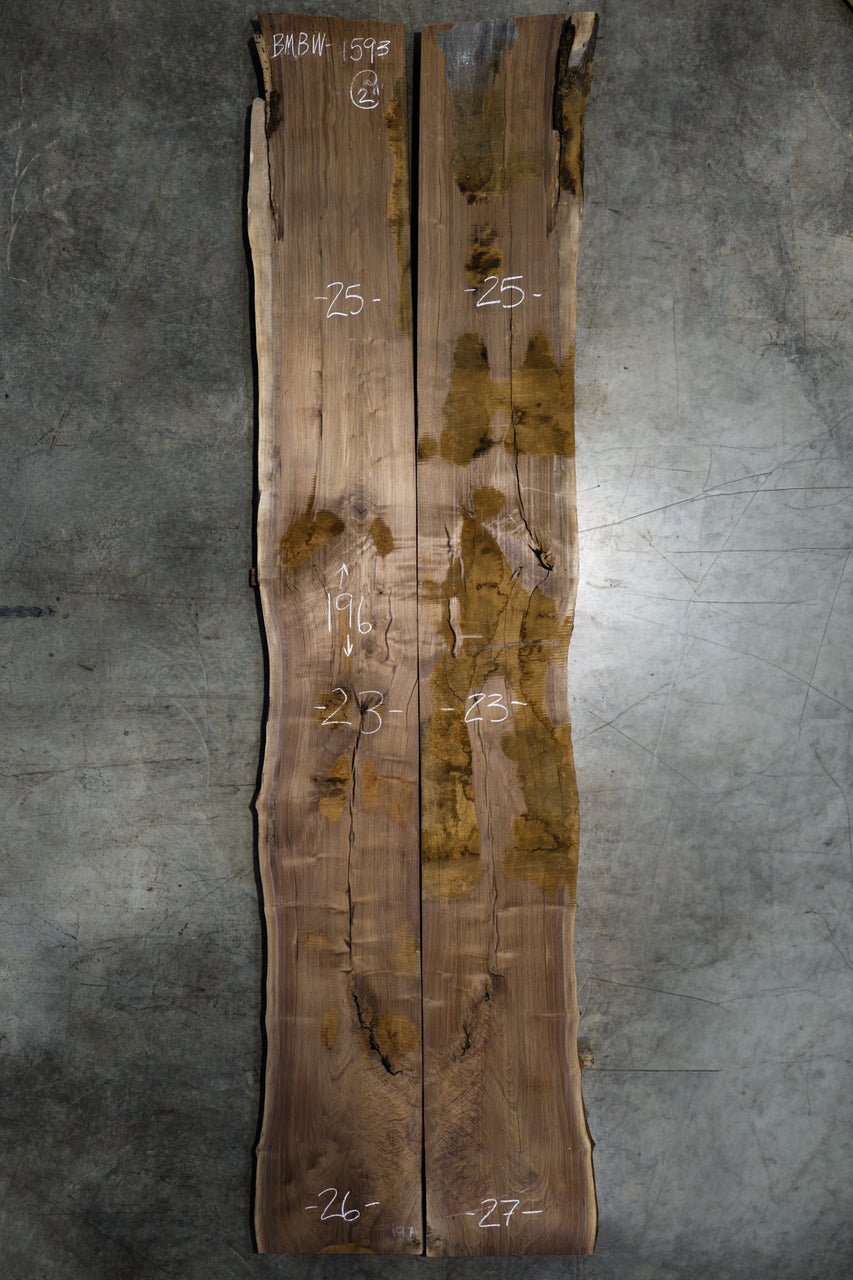 Oregon Black Walnut Bookmatch BMBW-1593