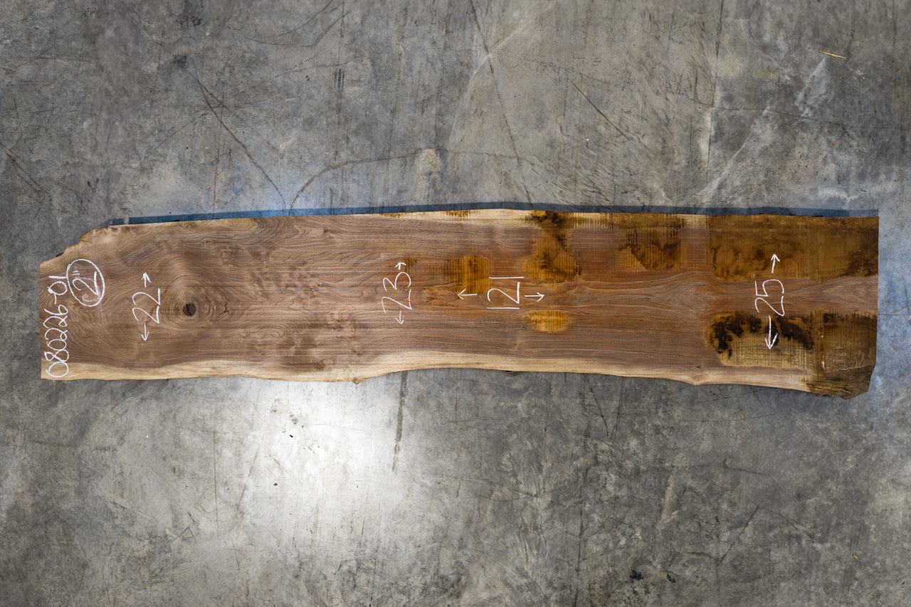 Oregon Black Walnut Slab 080226-01