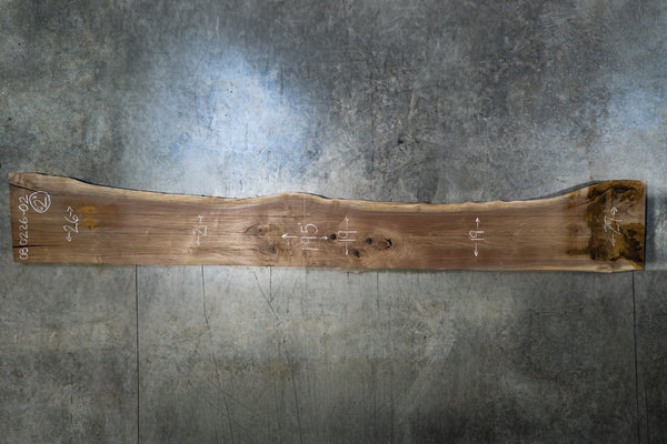 Oregon Black Walnut Slab 080226-02