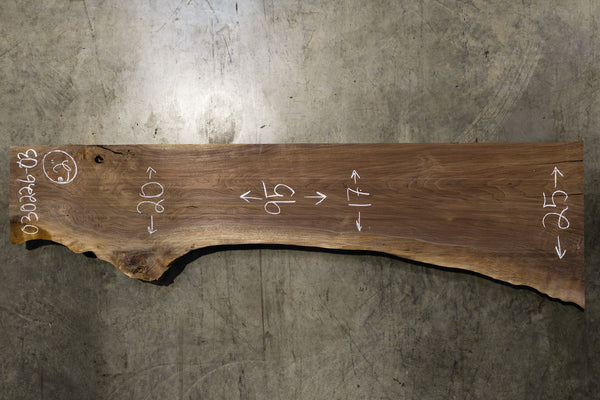 Oregon Black Walnut Slab 080226-03
