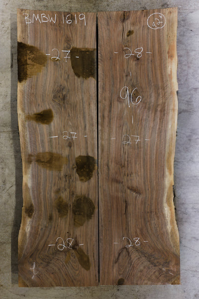 Oregon Black Walnut Bookmatch BMBW-1619