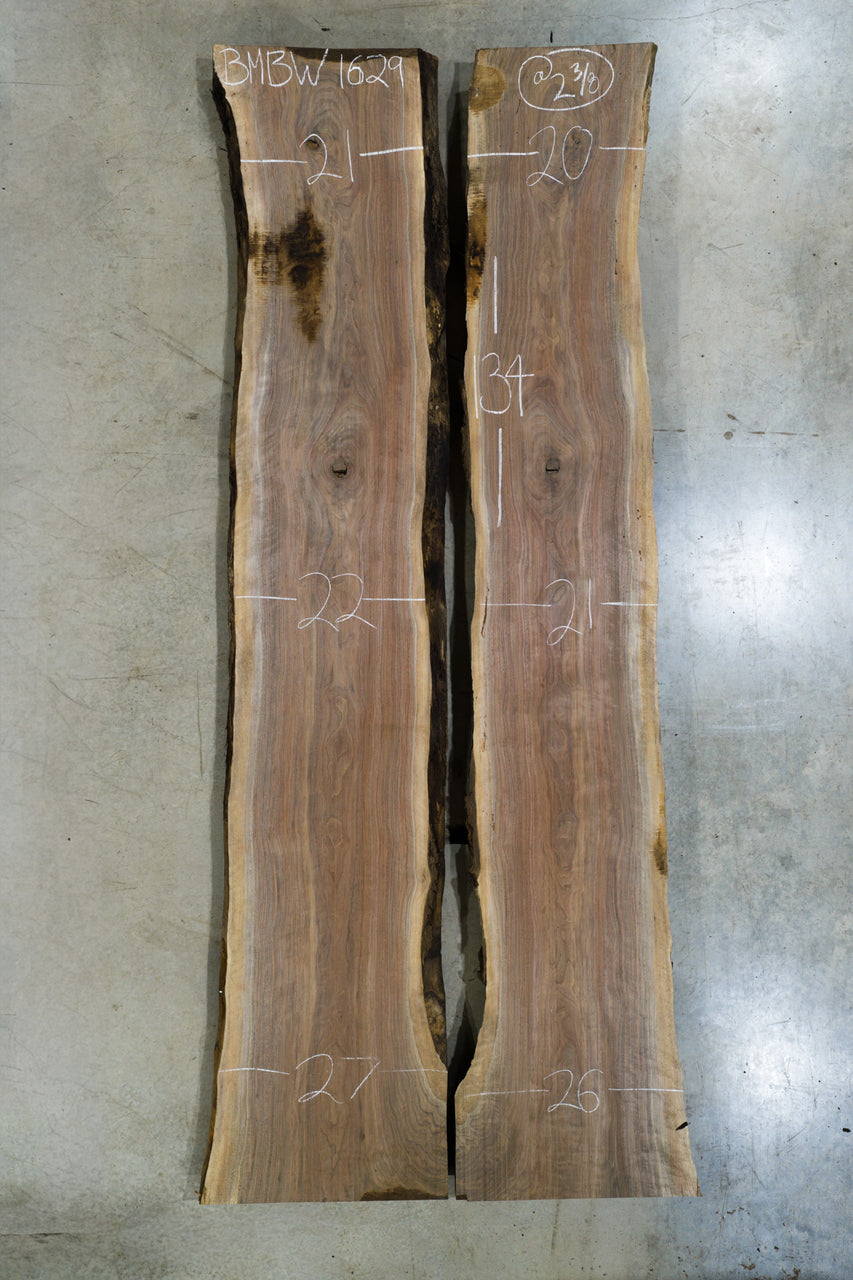 Oregon Black Walnut Bookmatch BMBW-1629