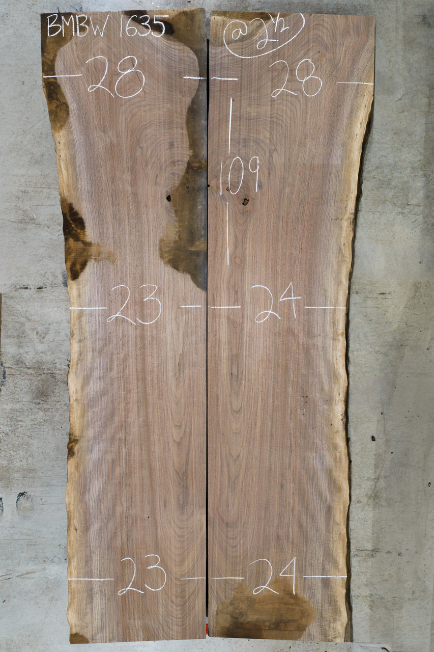 Oregon Black Walnut Bookmatch BMBW-1635
