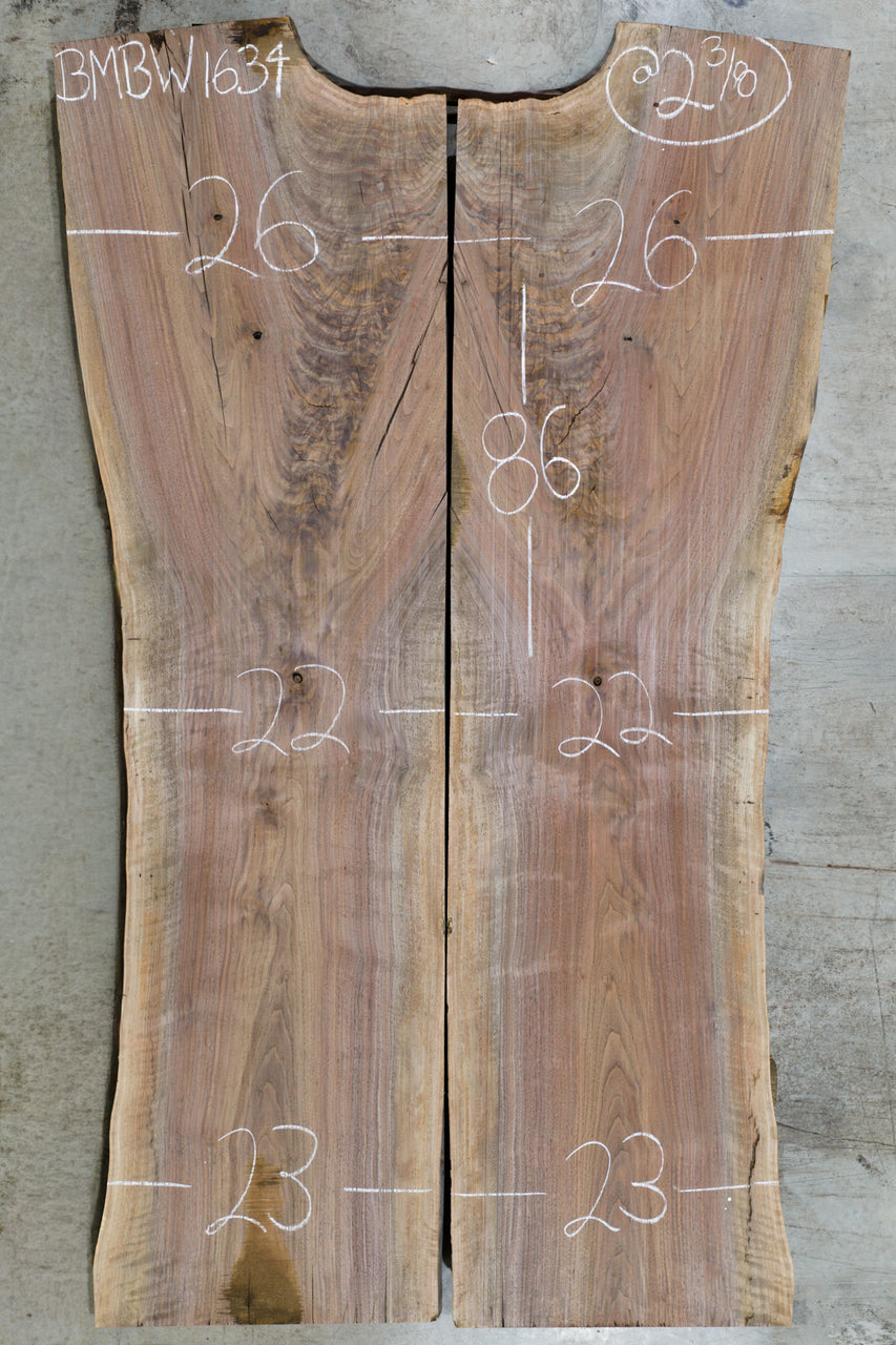 Oregon Black Walnut Bookmatch BMBW-1634