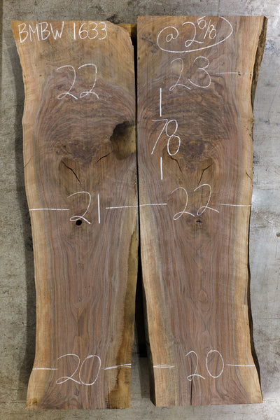 Oregon Black Walnut Bookmatch BMBW-1633