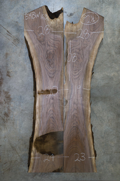 Oregon Black Walnut Bookmatch BMBW-1631