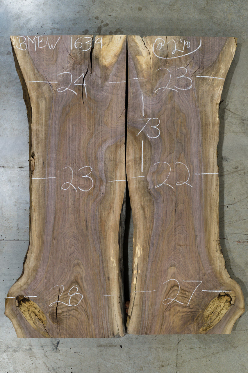 Oregon Black Walnut Bookmatch BMBW-1639
