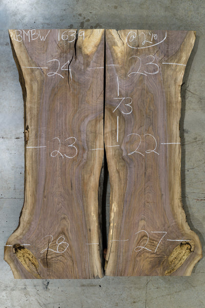 Oregon Black Walnut Bookmatch BMBW-1639