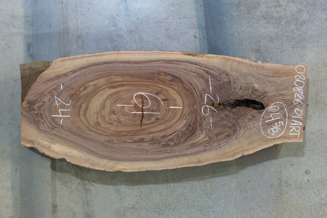 Oregon Black Walnut Slab 080826-01ART