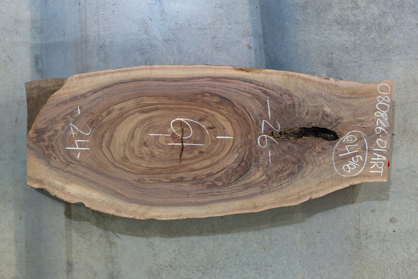 Oregon Black Walnut Slab 080826-01ART