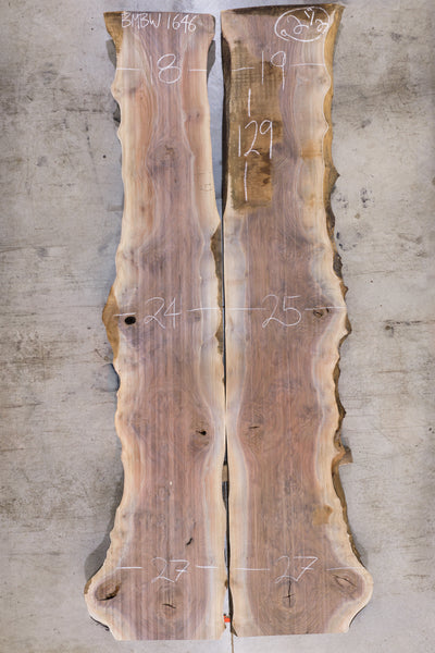 Oregon Black Walnut Bookmatch BMBW-1646