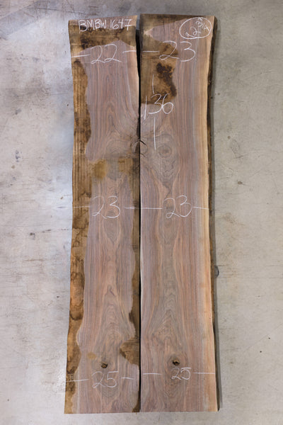 Oregon Black Walnut Bookmatch BMBW-1647
