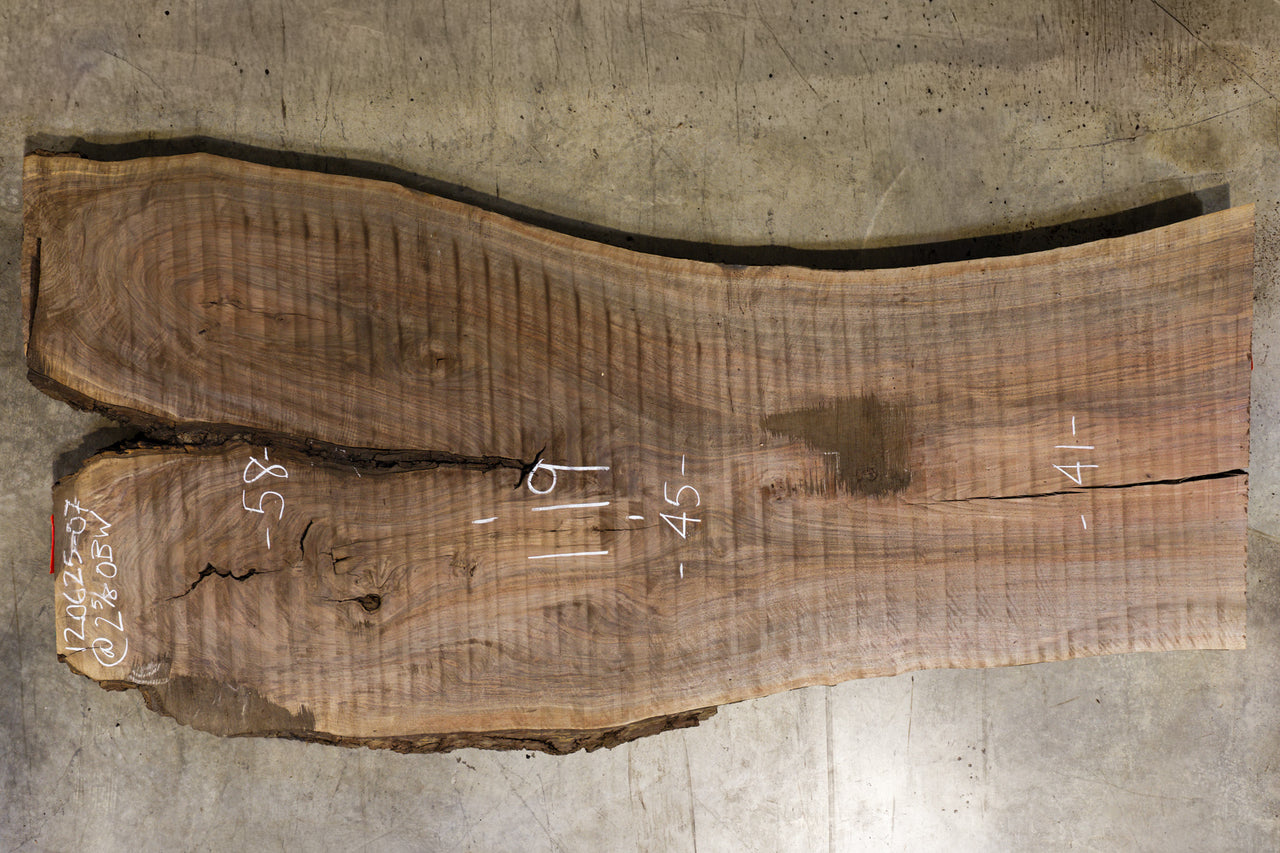 Oregon Black Walnut Slab 120625-07