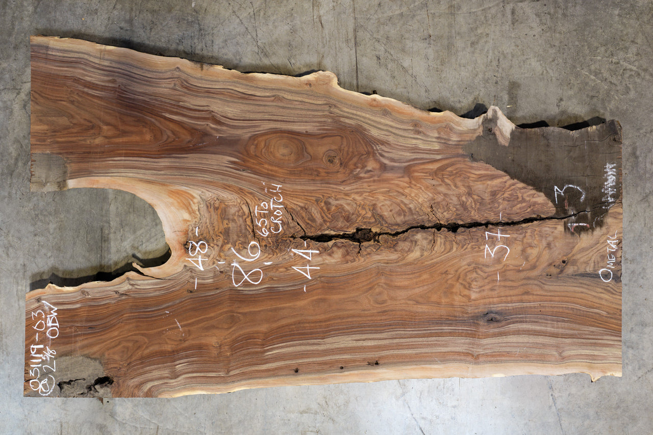 Oregon Black Walnut Slab 031119-03