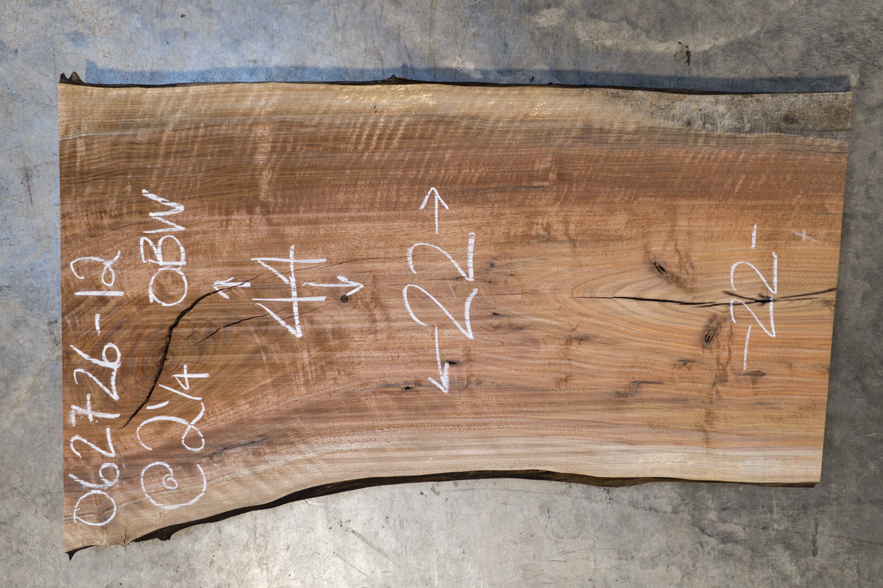 Oregon Black Walnut Slab 062726-12