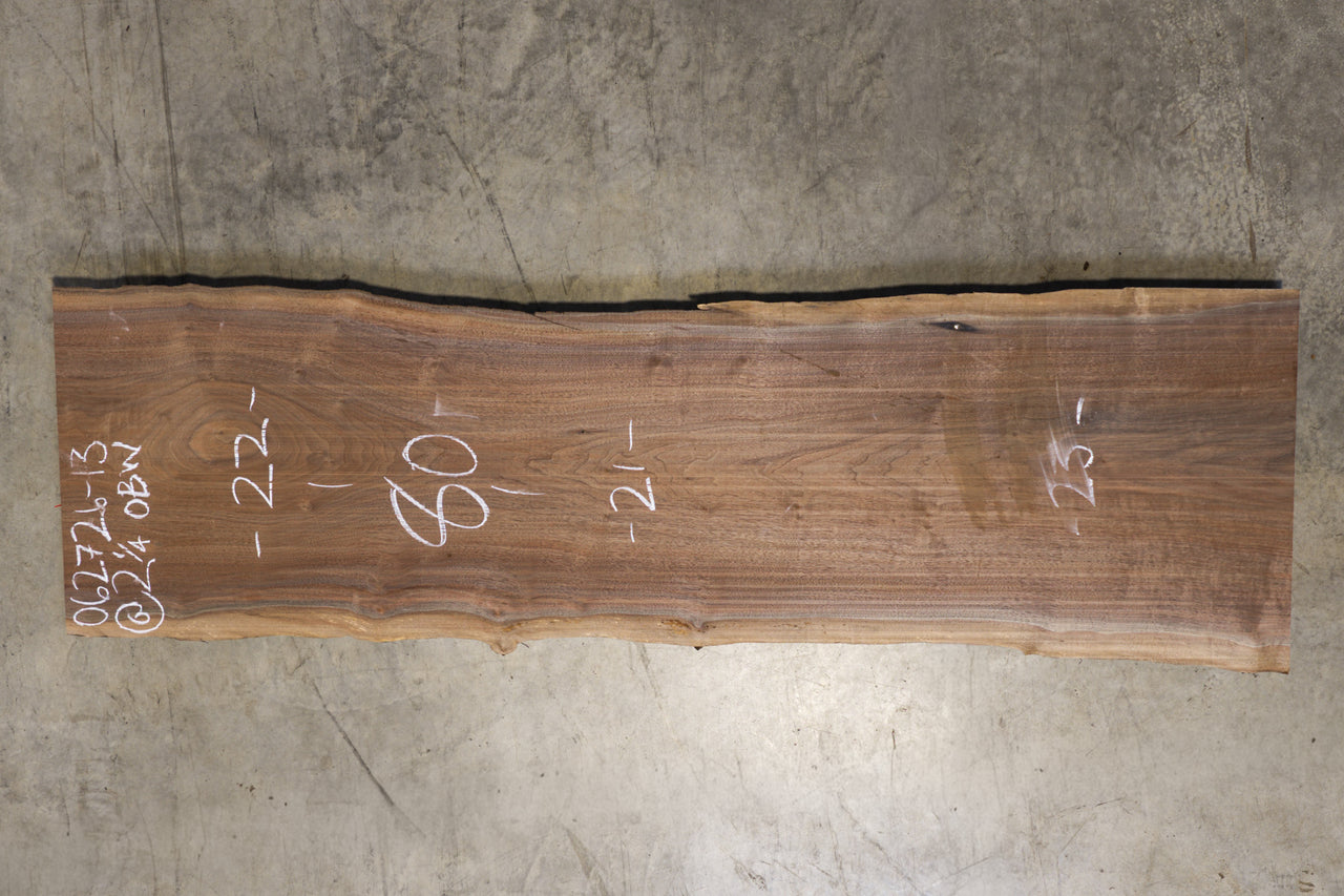 Oregon Black Walnut Slab 062726-13