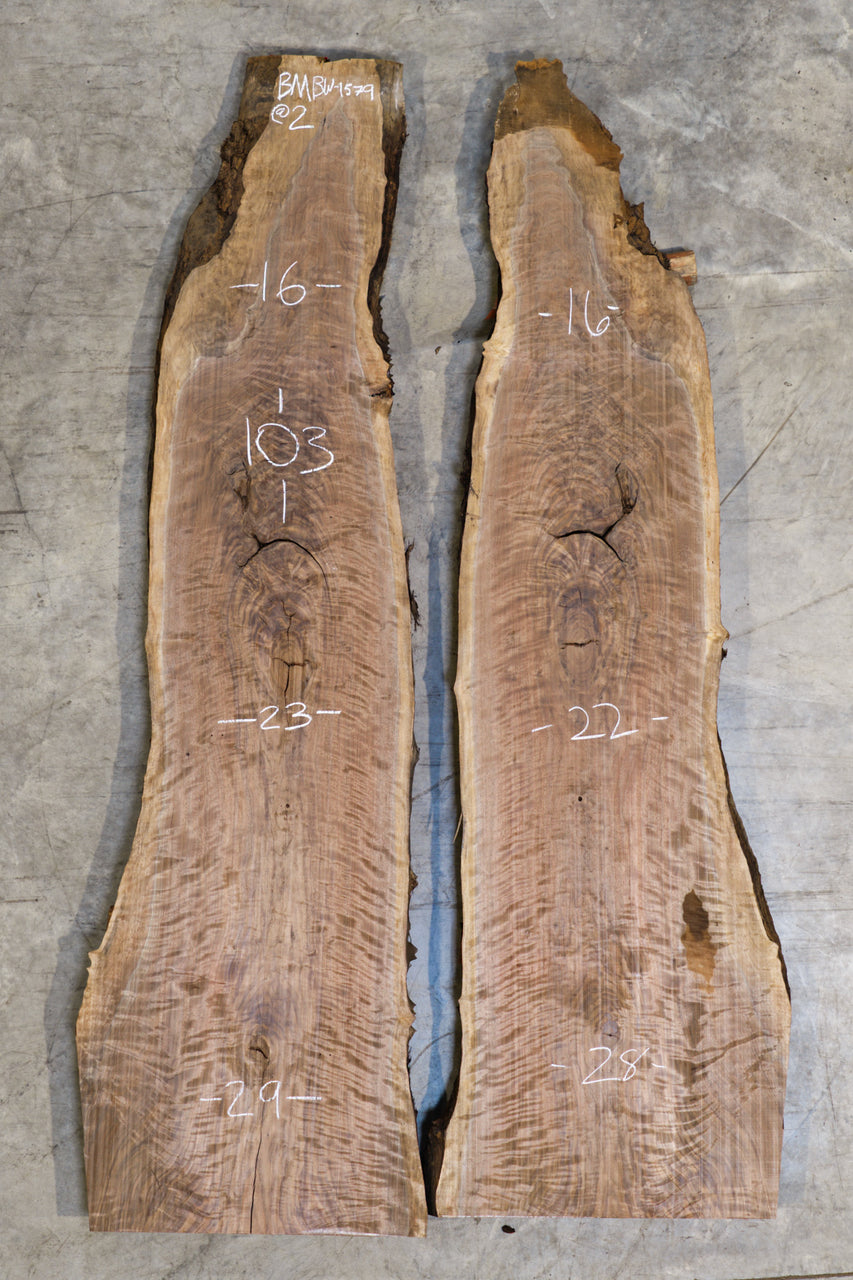 Oregon Black Walnut Bookmatch BMBW-1579
