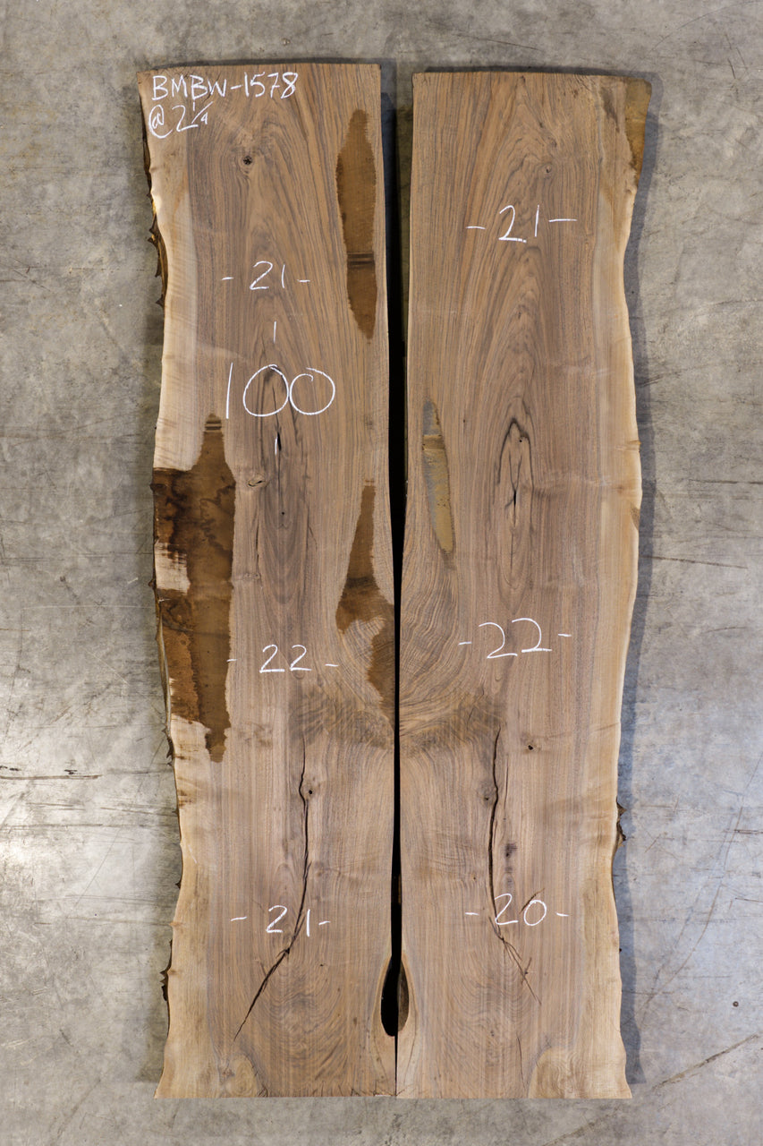Oregon Black Walnut Bookmatch BMBW-1578