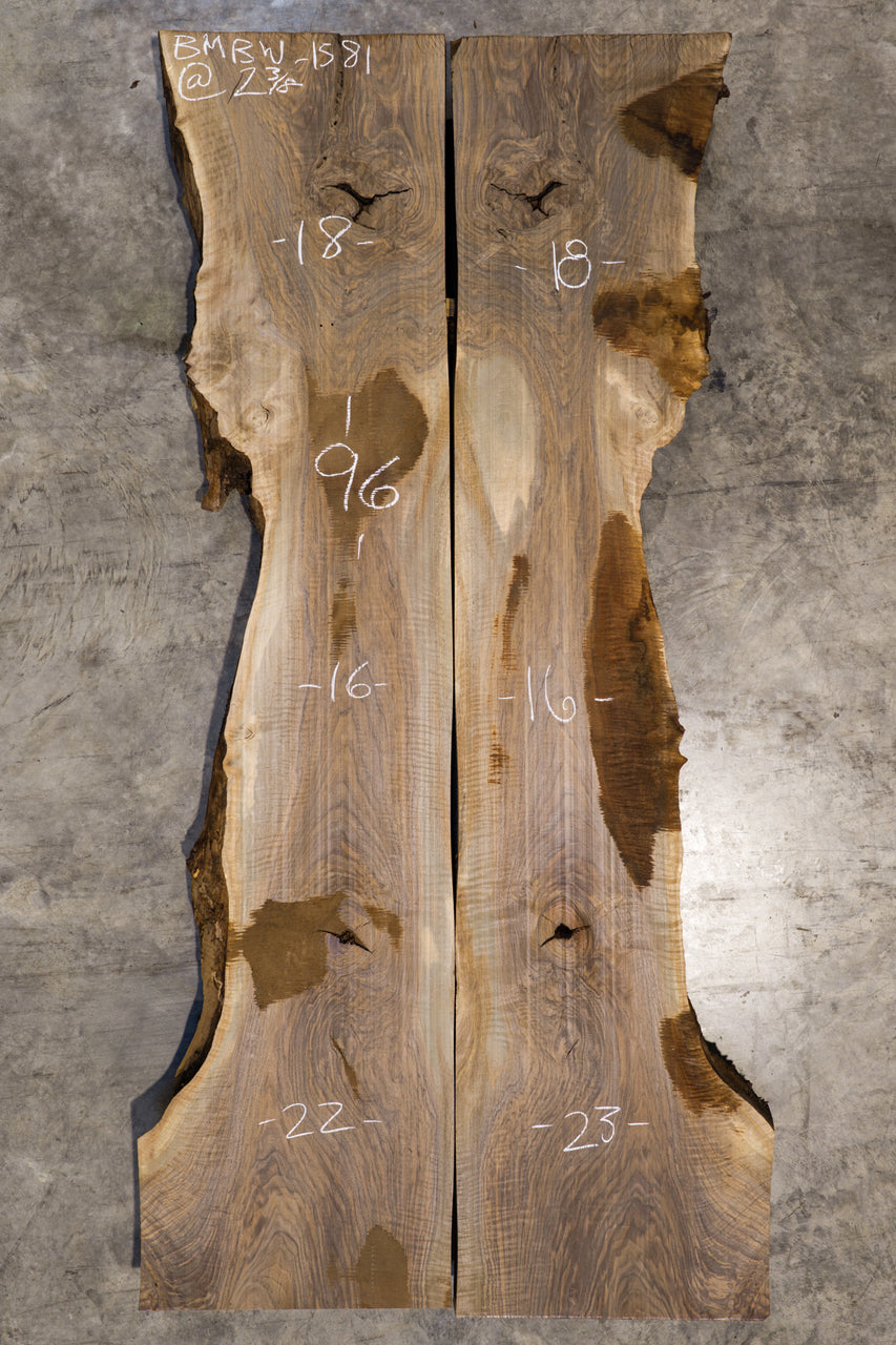 Oregon Black Walnut Bookmatch BMBW-1581