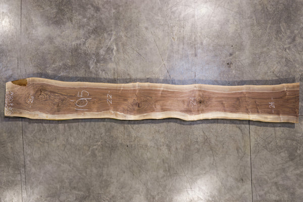 Oregon Black Walnut Slab 070426-05