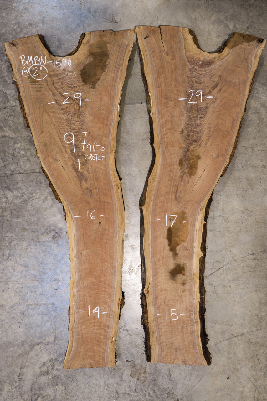Oregon Black Walnut Bookmatch BMBW-1590