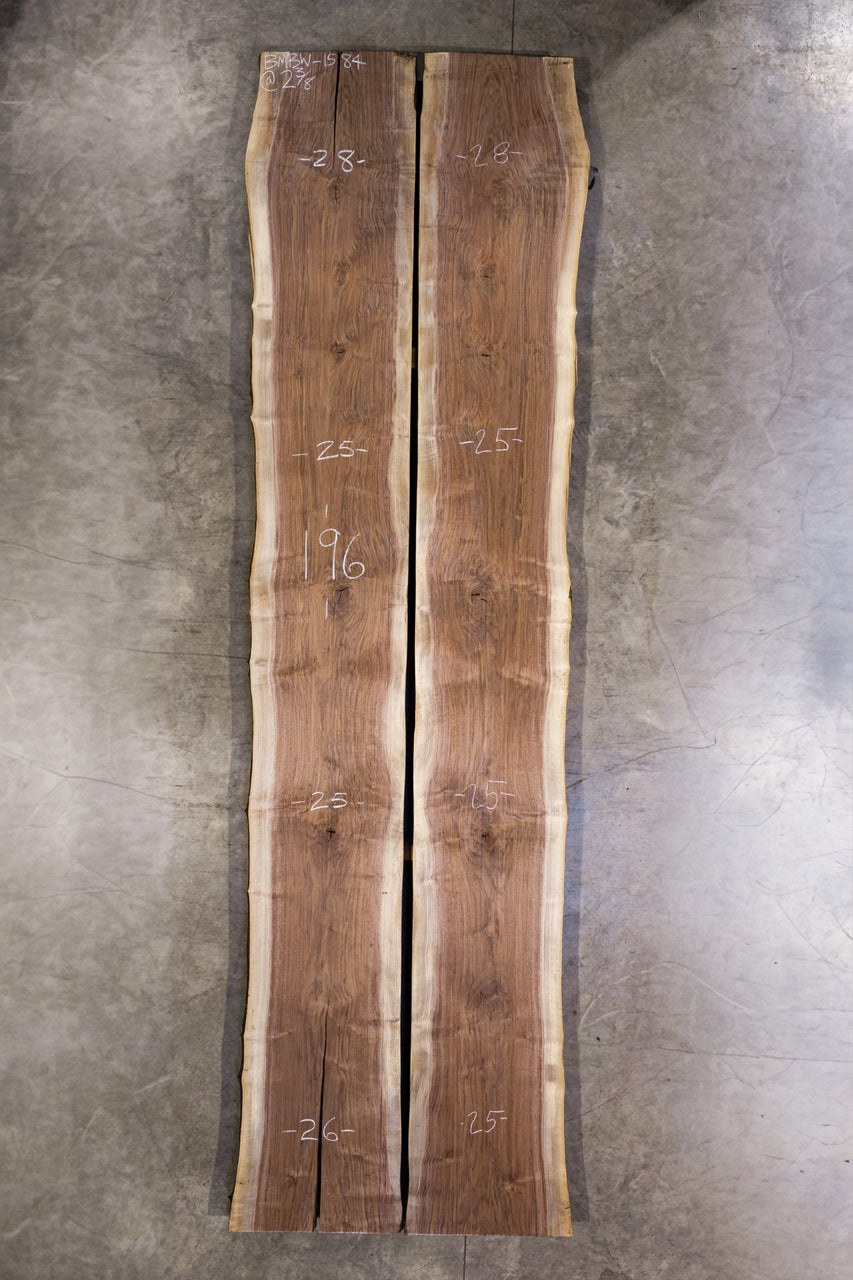 Oregon Black Walnut Bookmatch BMBW-1584