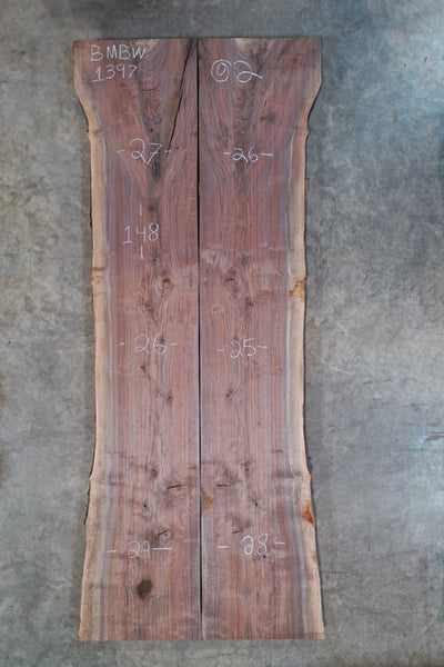 Oregon Black Walnut Bookmatch BMBW-1397