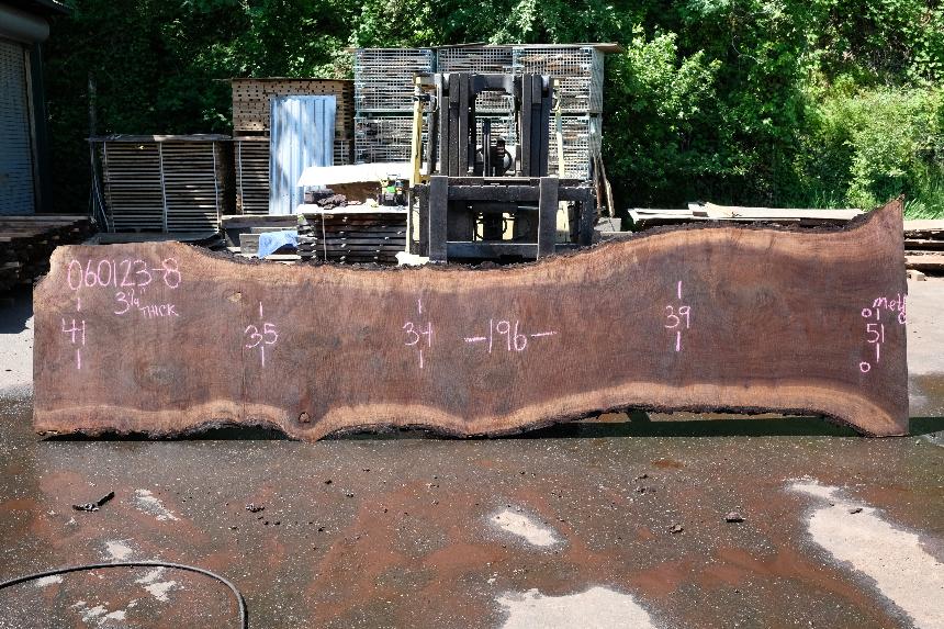 Oregon Black Walnut Slab 060123-08