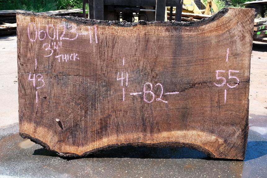 Oregon Black Walnut Slab 060123-11