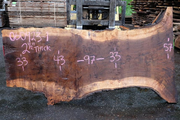 Oregon Black Walnut Slab 060923-01