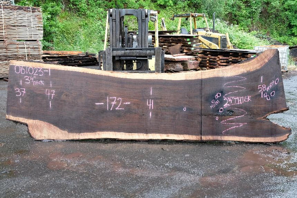 Oregon Black Walnut Slab 061023-01