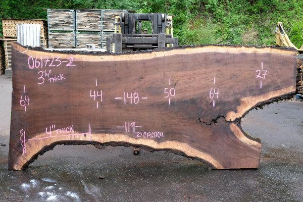 Oregon Black Walnut Slab 061723-02