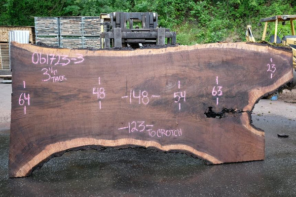 Oregon Black Walnut Slab 061723-03