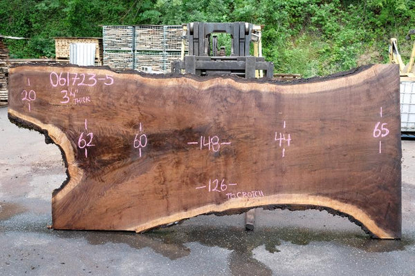 Oregon Black Walnut Slab 061723-05