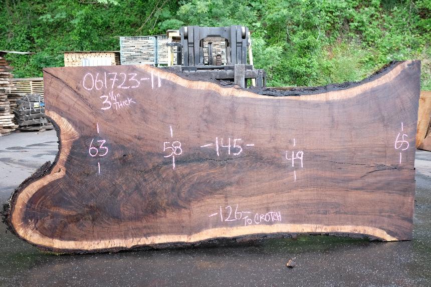 Oregon Black Walnut Slab 061723-11