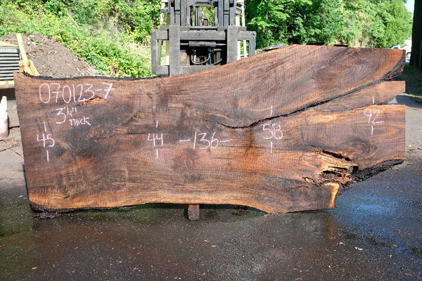 Oregon Black Walnut Slab 070123-07