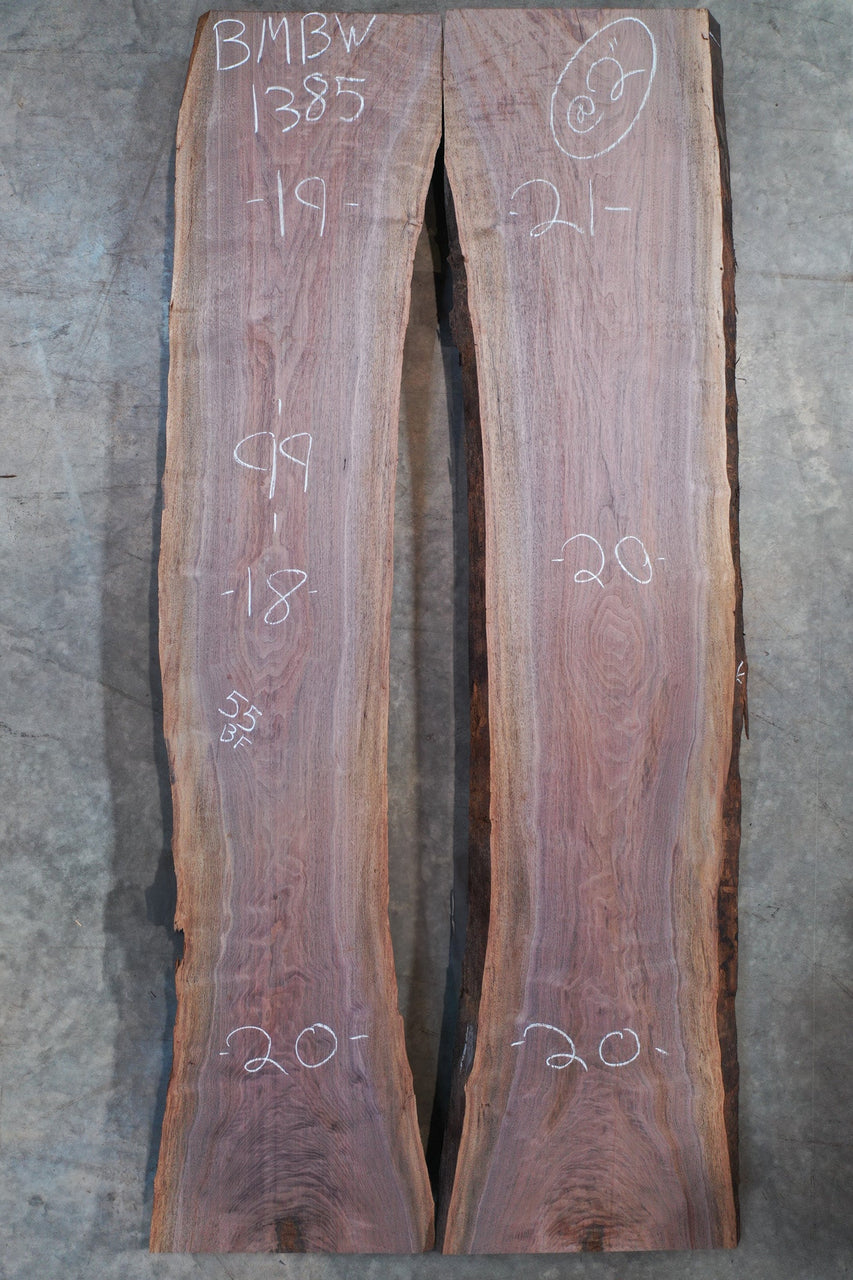 Oregon Black Walnut Bookmatch BMBW-1385
