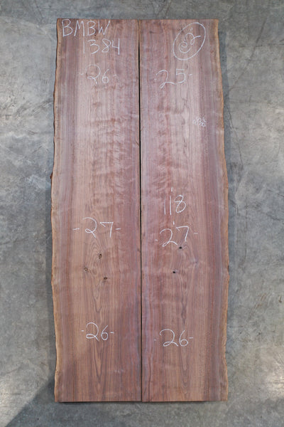 Oregon Black Walnut Bookmatch BMBW-1384