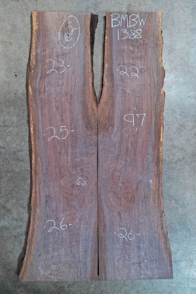 Oregon Black Walnut Bookmatch BMBW-1388