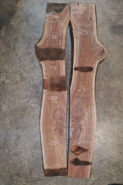 Oregon Black Walnut Bookmatch BMBW-1402