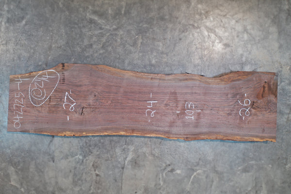 Oregon Black Walnut Slab 042725-04