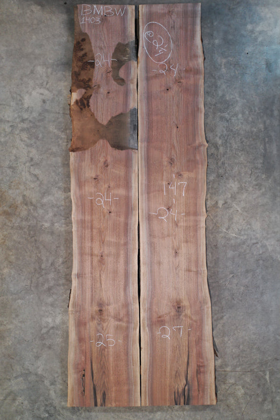 Oregon Black Walnut Bookmatch BMBW-1403