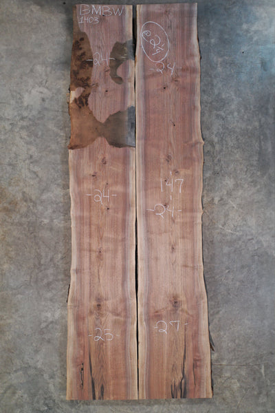 Oregon Black Walnut Bookmatch BMBW-1403