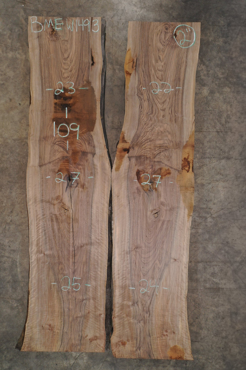 English Walnut Bookmatch BMEW 1493
